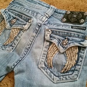 Miss Me Jeans w/ Angel wing design